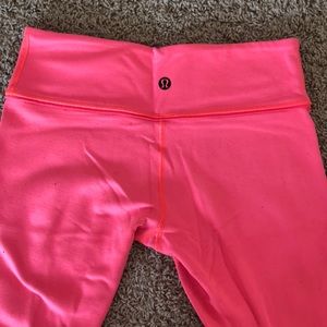 Neon Lululemon leggings